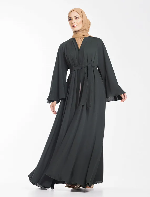 Bottle Green Makeba Abaya