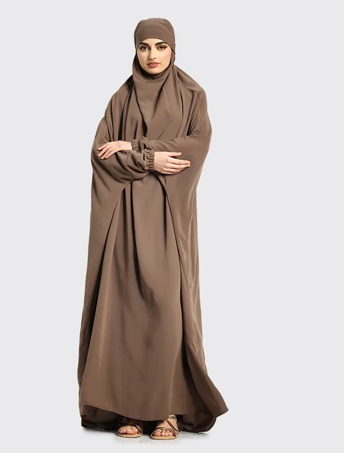 Mocha 1 Piece Jilbab